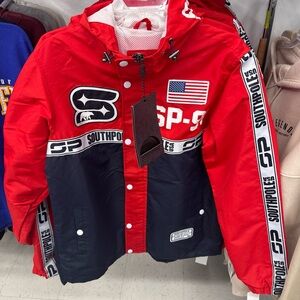 South Pole Navy and Red Jacket